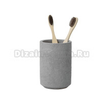 Стакан для зубных щеток Fora Concrete FOR-CON044 серый