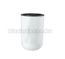 Стакан для зубных щеток Fora Marmaris FOR-MAR044 черный, пластиковый