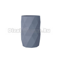 Стакан для зубных щеток Fora Sanremo FOR-SAN044 серый, пластиковый