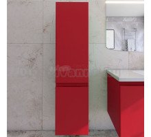 Шкаф-пенал для ванной Caprigo Forte 35 L красный