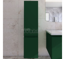 Шкаф-пенал для ванной Caprigo Forte 35 R бутылочное стекло