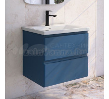 Тумба с раковиной Caprigo Forte 65 подвесная, бриллиантово-синий