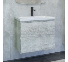 Тумба с раковиной Caprigo Forte 65 подвесная, белый клен