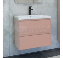 Тумба с раковиной Caprigo Forte 65 подвесная, пудра