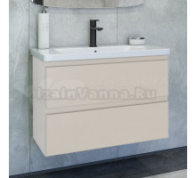 Тумба с раковиной Caprigo Forte 80 подвесная, беж лайт