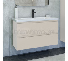 Тумба с раковиной Caprigo Forte 90 подвесная, беж лайт