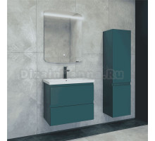 Мебель для ванной комнаты Caprigo Forte 65 подвесная, изумрудно-бирюзовая