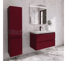 Мебель для ванной комнаты Caprigo Forte 90 подвесная, бордовая