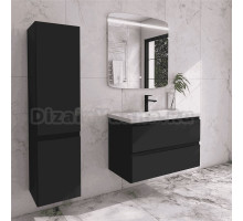Мебель для ванной комнаты Caprigo Forte 90 подвесная, черная