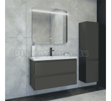 Мебель для ванной комнаты Caprigo Forte 90 подвесная, графит