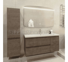 Мебель для ванной комнаты Caprigo Forte 120 R подвесная, шоколадный орех