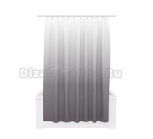 Штора для ванной Fora Grafit FOR-PV16 200х180, белый, серый