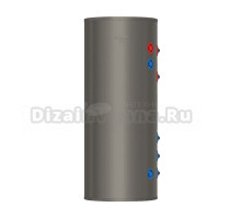 Накопительный водонагреватель Thermex Kredo 111358 косвенный, 150 л, напольный, вертикальный, графит