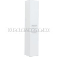 Шкаф-пенал для ванной Aquanet Лукка белый глянцевый