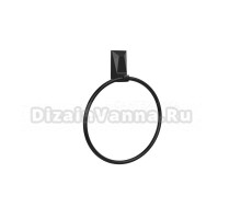 Держатель для полотенец Kleber KLE-ICE011BL черный, кольцо