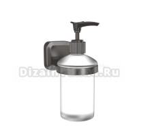 Дозатор для жидкого мыла Kleber KLE-STORM041 настенный, вороненая сталь