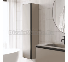 Шкаф-пенал для ванной Armadi Art Quatro daphne, профиль anthracite