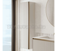 Шкаф-пенал для ванной Armadi Art Quatro cashmere fugа, профиль matt gold