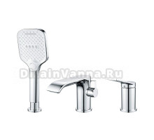 Смеситель на борт ванны Shevanik S4112 хром