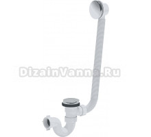 Слив-перелив для ванны Radomir 2-19-0-0-5-000 50 мм, клик-клак, хром, с сифоном