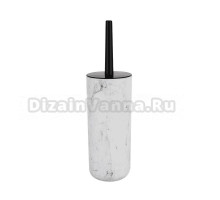 Ершик для унитаза Fora Marmaris FOR-MAR025 белый, черный