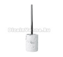 Ершик для унитаза Fora White rock FOR-WRK025 белый мрамор