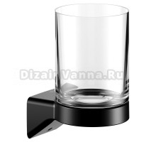 Стакан для ванной Keuco Aveno 14650 настенный, черный