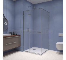 Душевой уголок RGW Stilvoll SV-030-Gr 100х100 профиль серый, стекло прозрачное