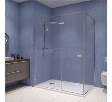 Душевой уголок RGW Stilvoll SV-040 120х80 профиль хром, стекло прозрачное