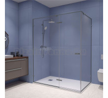 Душевой уголок RGW Stilvoll SV-040 100х90 профиль серый, стекло прозрачное