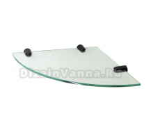 Полка Wasserkraft Abens K-3200 533B угловая black