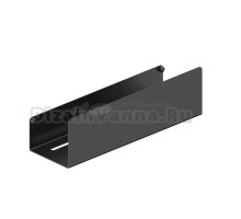 Полка Wasserkraft Elbe 7215 черная матовая