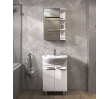 Мебель для ванной комнаты Vigo Hoska 55 2 дверцы, белая