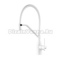 Смеситель для кухни Shevanik S343C-1 белый