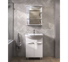 Мебель для ванной комнаты Vigo Hoska 60 2 дверцы, белая, с раковиной Уют