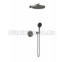 Душевой комплект AltroBagno Bilancia AltroBagnoBilancia040413GM С ВНУТРЕННЕЙ ЧАСТЬЮ, оружейная сталь