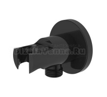 Шланговое подключение с держателем для душа Clever ROUND 61113