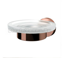 Мыльница Wasserkraft Asphe 77729 настенная, стеклянная, металлическая