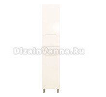 Шкаф-пенал для ванной EvaGold Paola 35 белый глянец