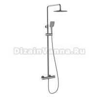 Душевая стойка Clever Up! Urban 61958 с термостатом, оружейная сталь