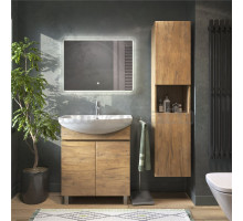 Мебель для ванной комнаты Vigo Wing 70 напольная, дуб золотой, раковина Балтика 70