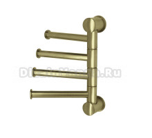 Держатель для полотенец Wasserkraft Aisch 1054BG brushed gold