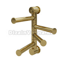 Держатель для полотенец Wasserkraft Sauer 1054PG золото