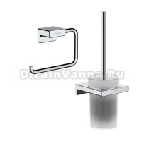 Набор Держатель Hansgrohe AddStoris 41771000 хром + Ершик 41752000 хром