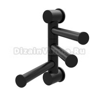 Держатель для полотенец Wasserkraft Abens 1053B black