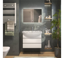 Мебель для ванной комнаты Vigo Wing 70 подвесная, белая, раковина Балтика 70