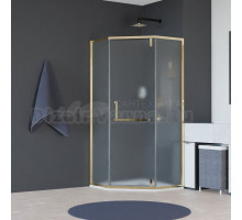 Душевой уголок RGW Hotel HO-084-Gb 90x90 профиль золото брашированное, стекло матовое