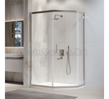Душевой уголок RGW Passage PA-86 90х100 см, профиль хром, стекло прозрачное