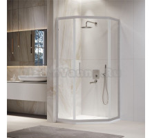 Душевой уголок RGW Passage PA-86-S 90х90 см, профиль хром-сатин, стекло прозрачное