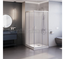 Душевой уголок RGW Dolphin TN-31 90х90 см, профиль хром, стекло прозрачное